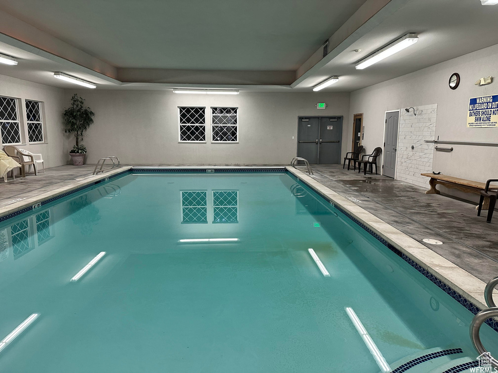 View of indoor pool
