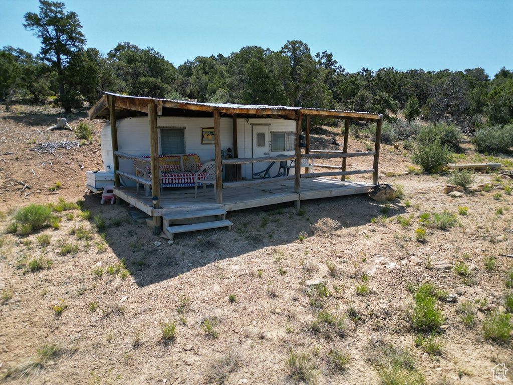 View of outdoor structure