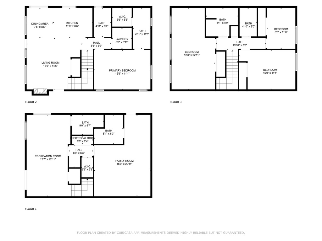 View of home floor plan