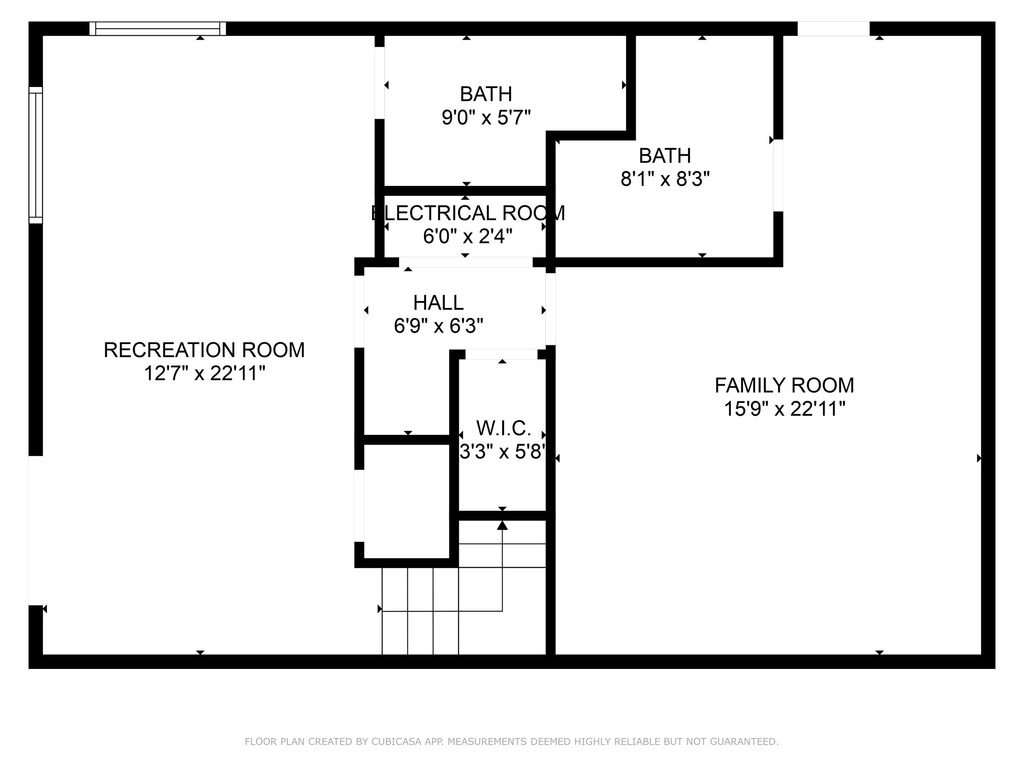 View of room layout