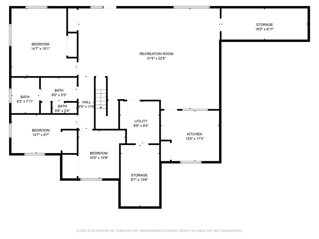 View of room layout