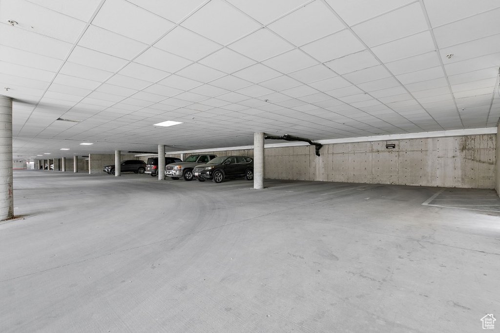 View of parking garage
