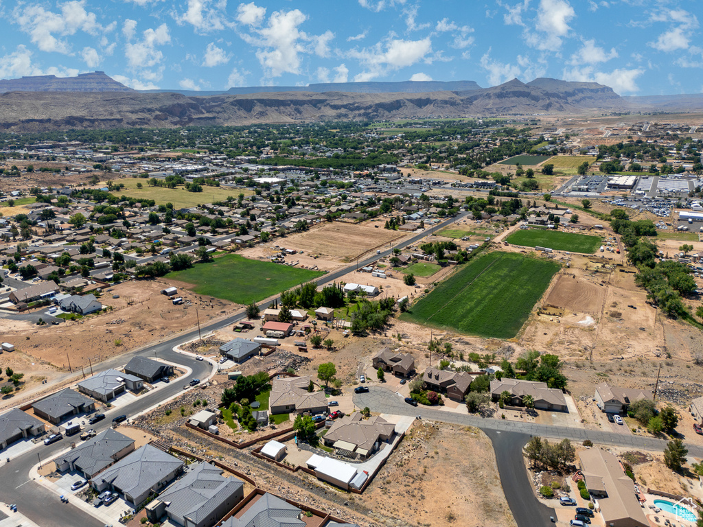 View of property location featuring mountains