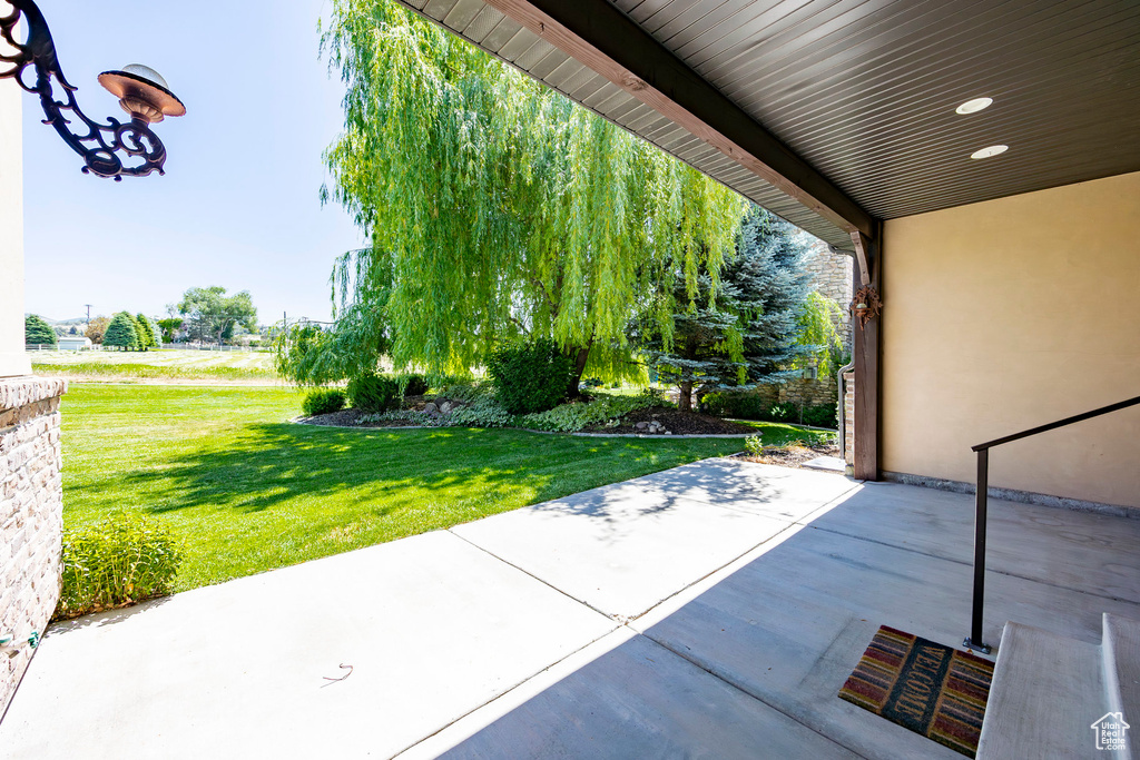 View of patio