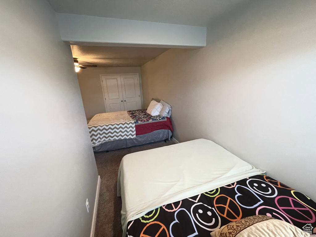 Bedroom featuring carpet flooring
