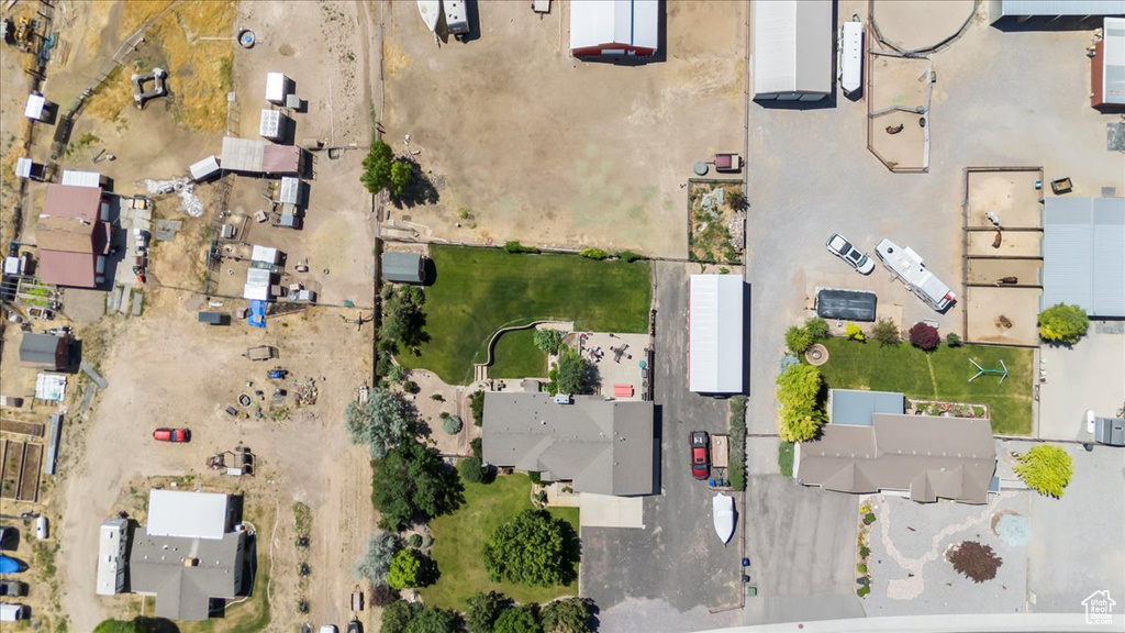 Aerial view of property's location