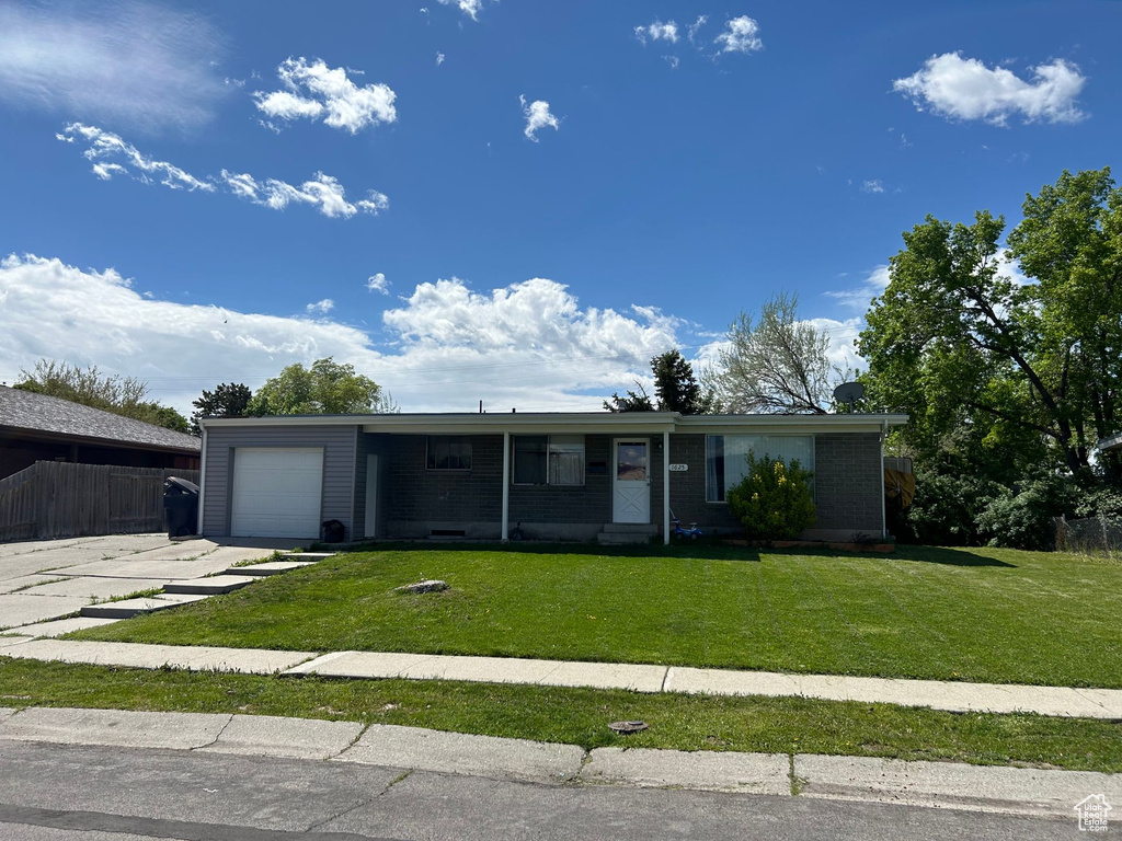 Single story home with an attached garage and driveway
