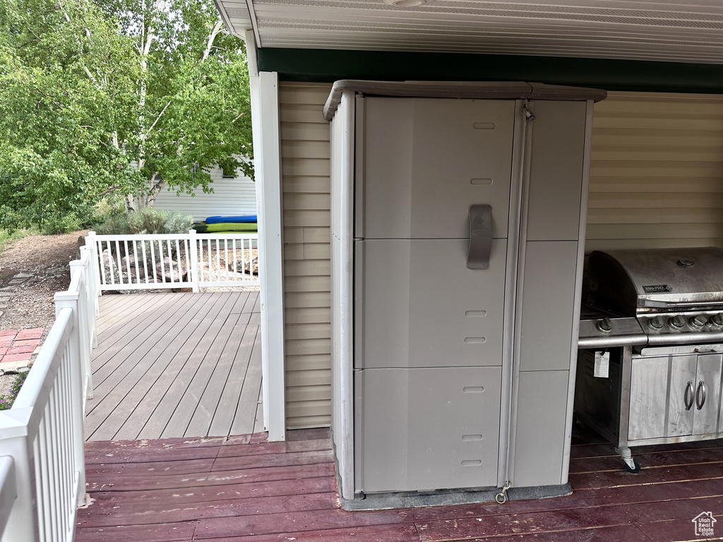 View of deck