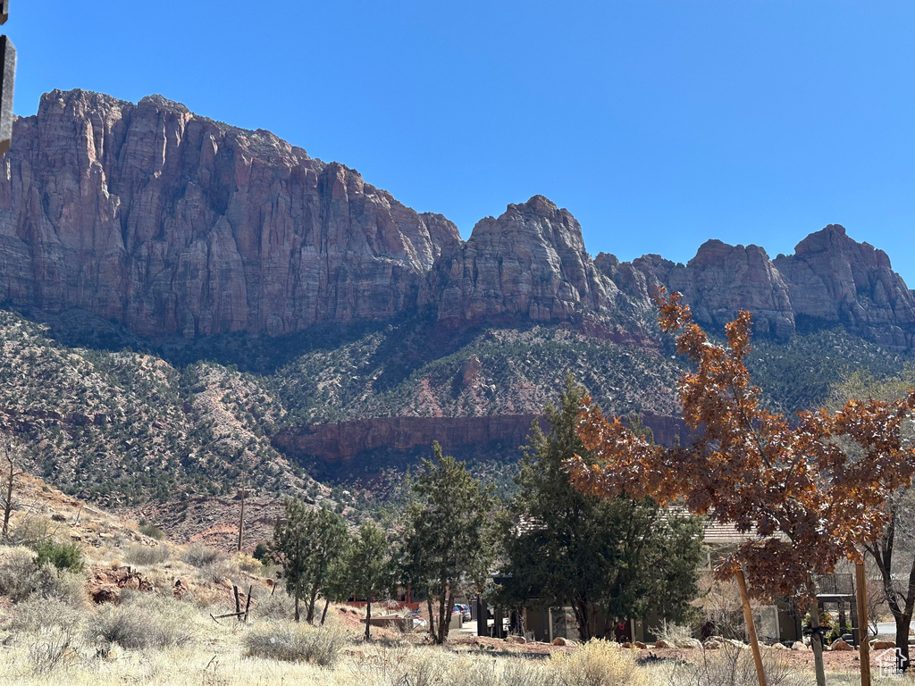View of mountain background