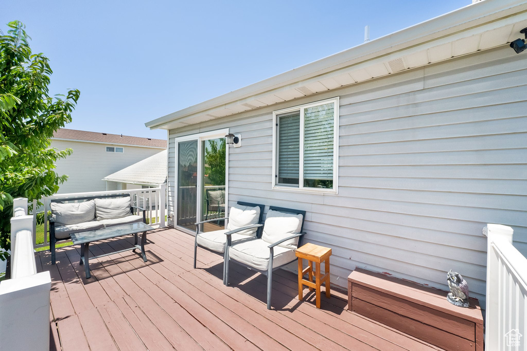 View of deck