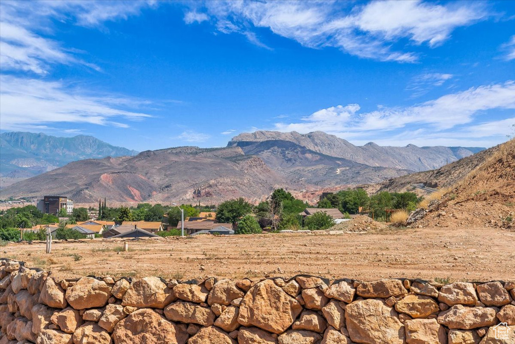 View of mountain background