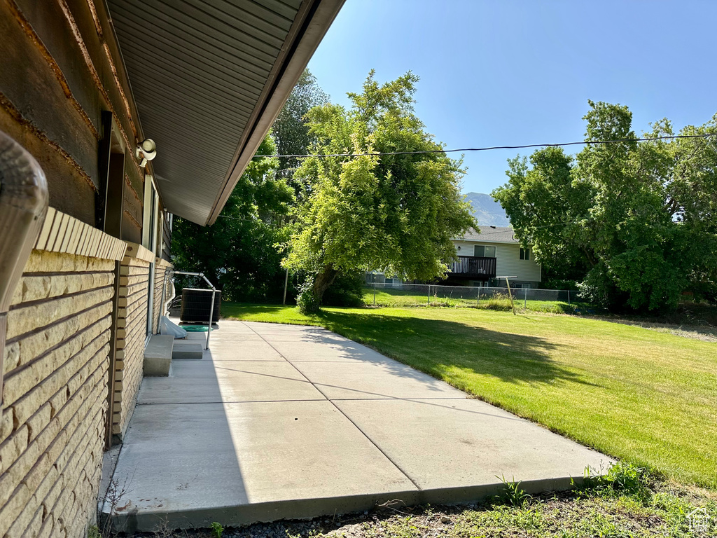 View of patio