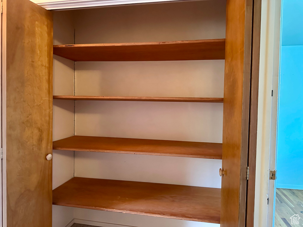 View of closet