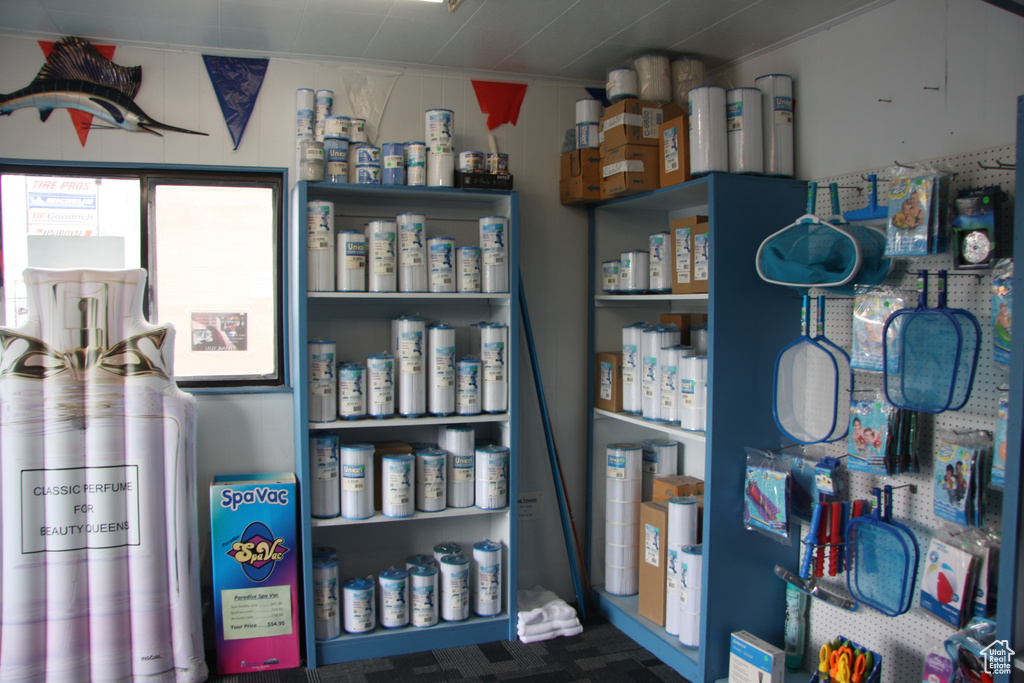 View of storage area