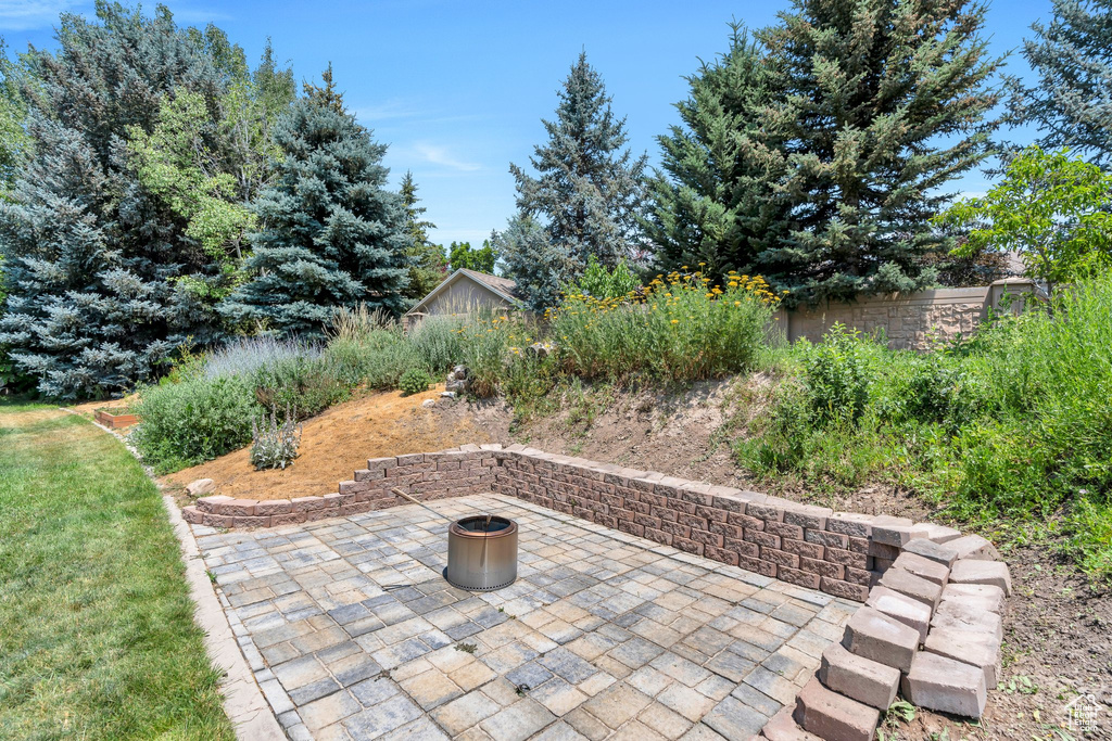 View of patio