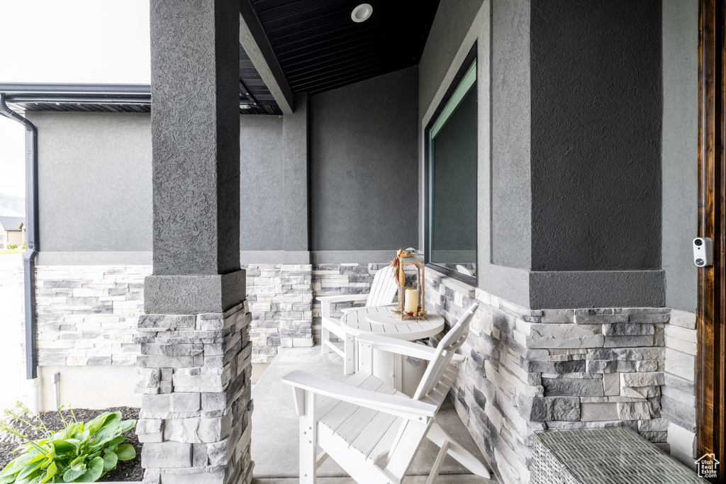 View of patio