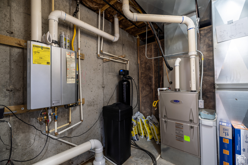 Utilities with water heater