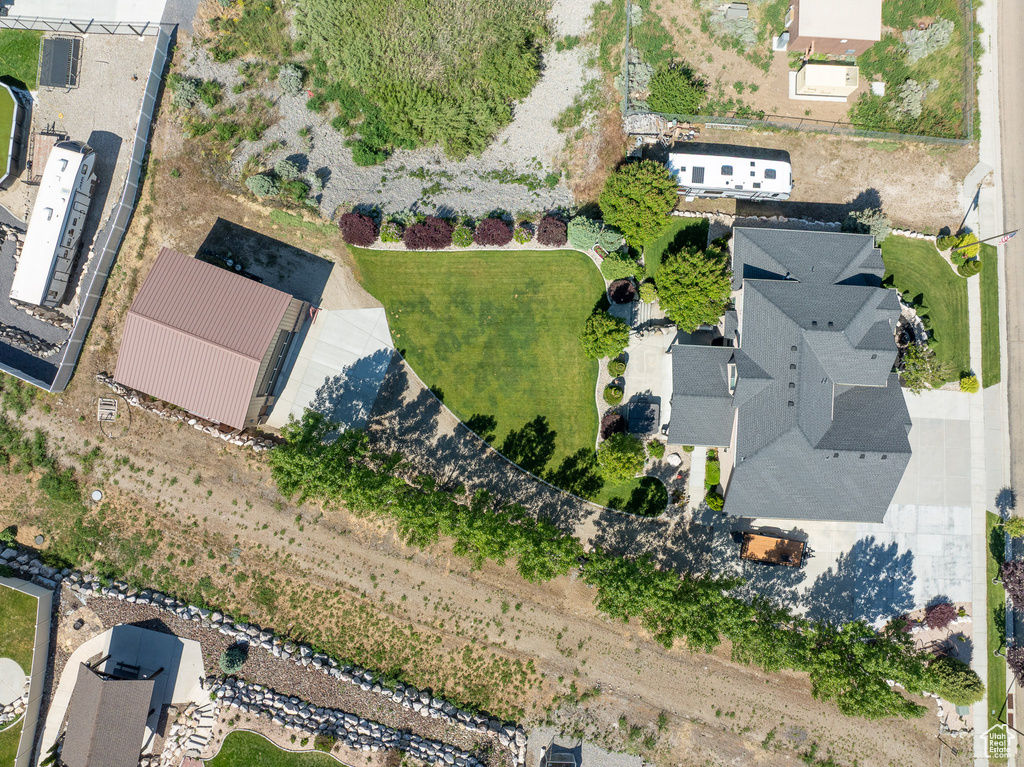 Aerial view of property's location