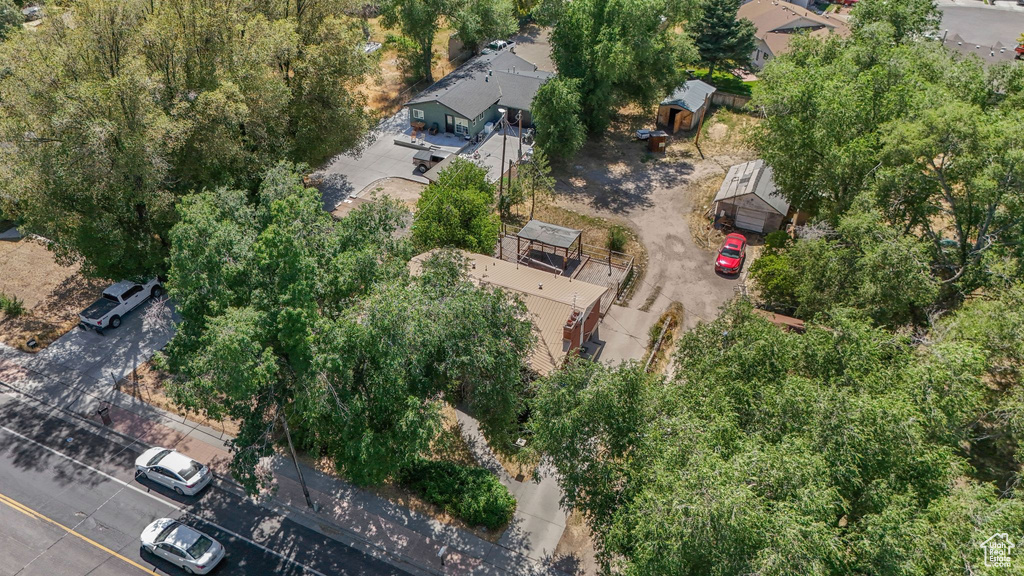 Aerial overview of property's location