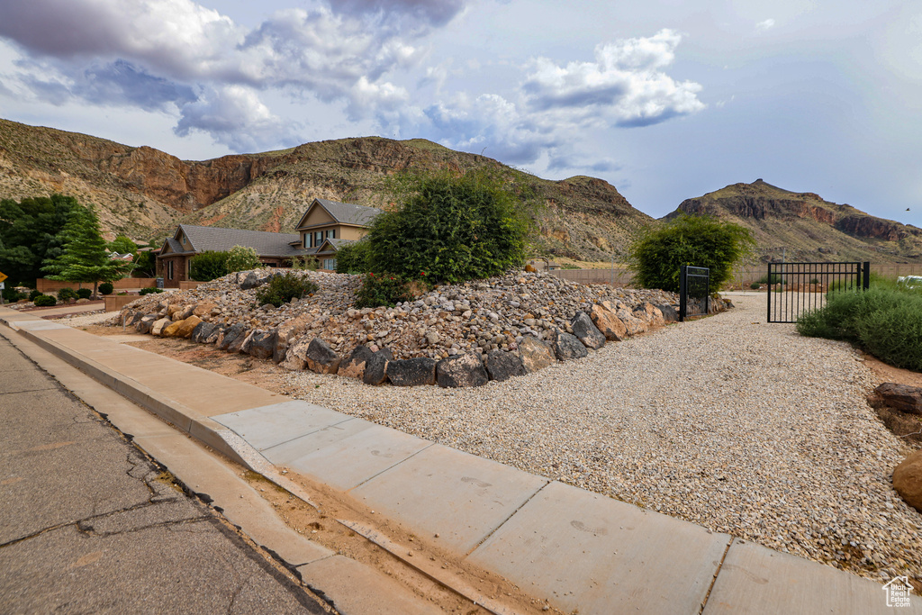 View of mountain backdrop