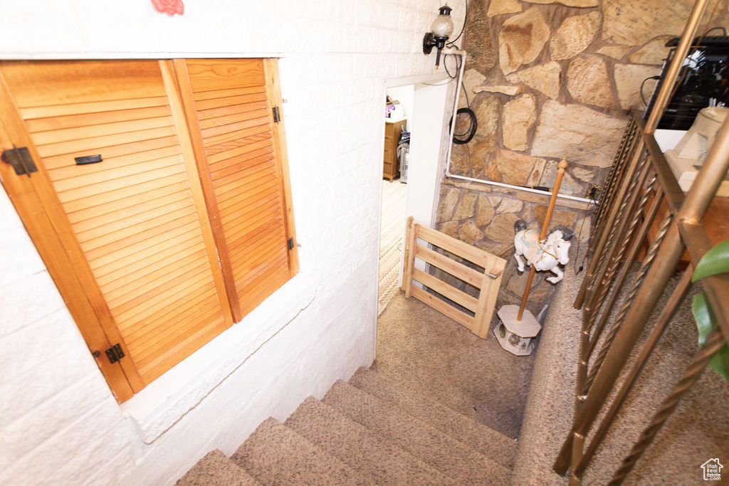 View of stairway