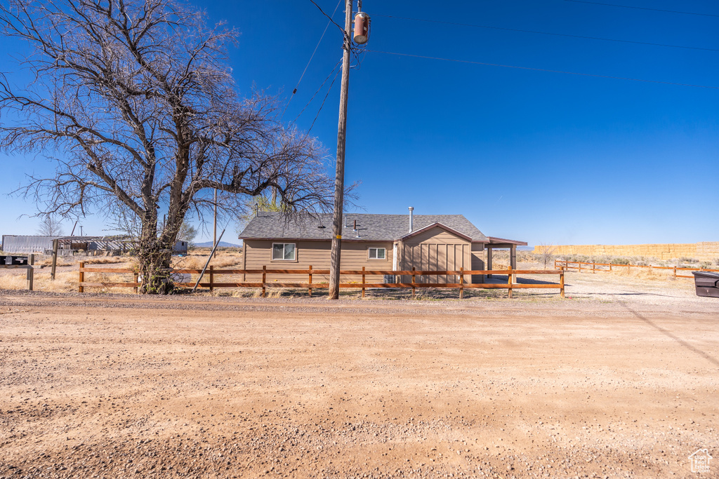 Back of property