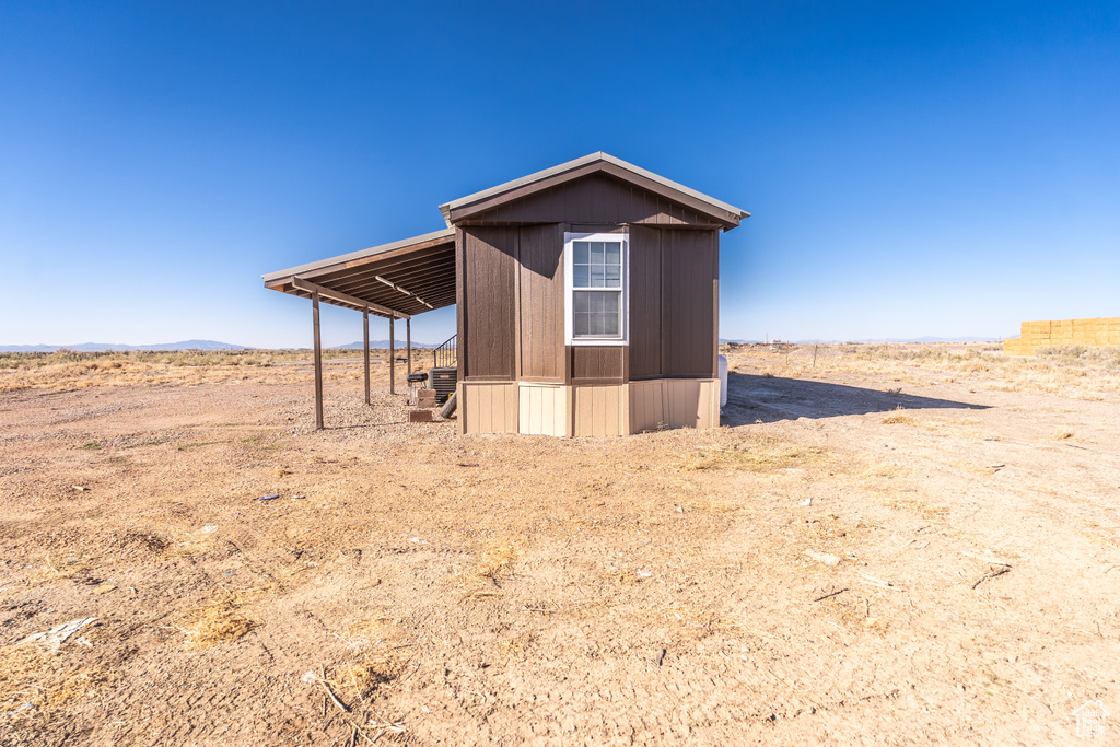View of outdoor structure