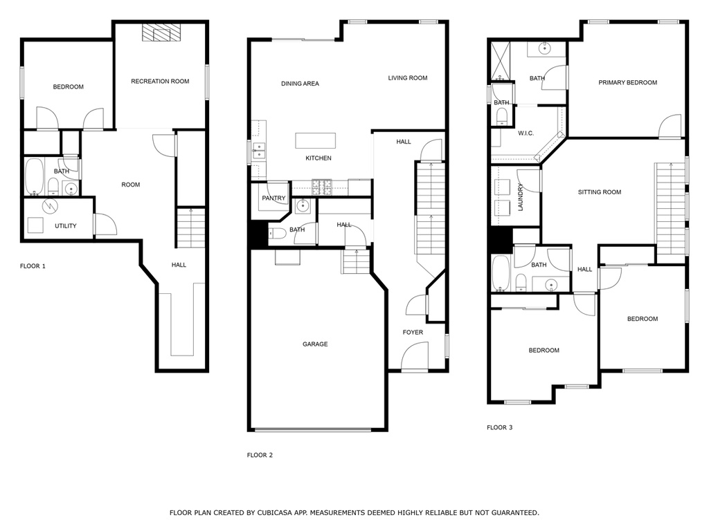View of floor plan / room layout