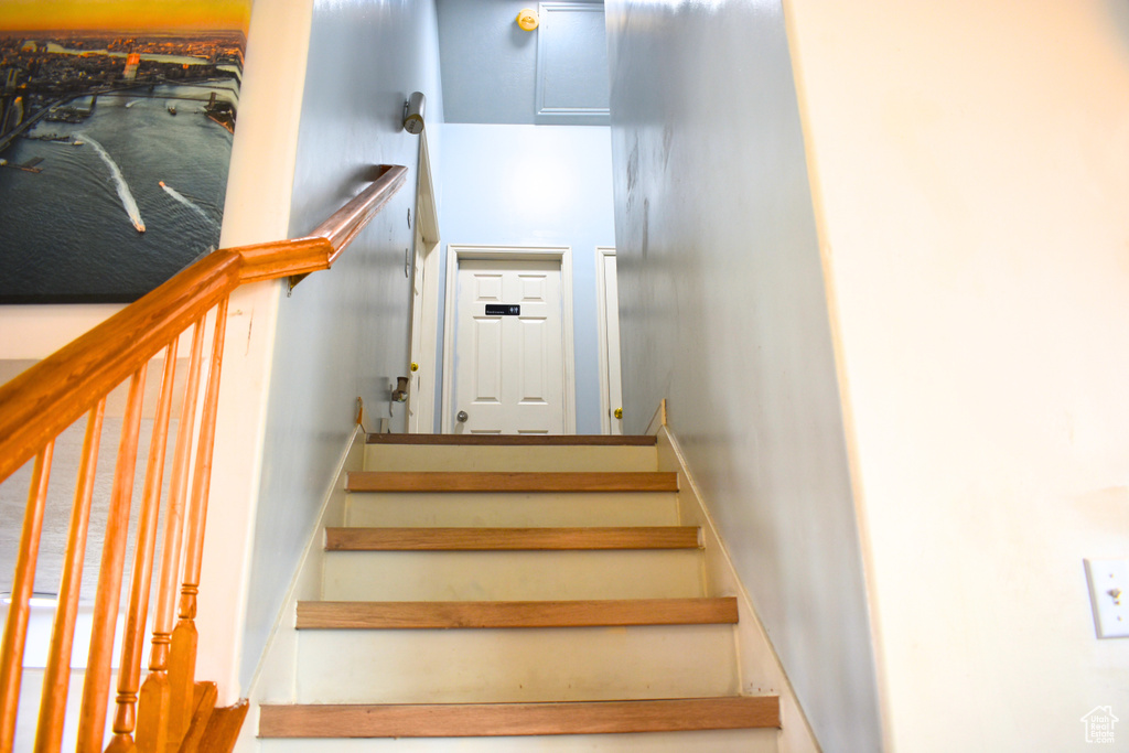 View of stairs