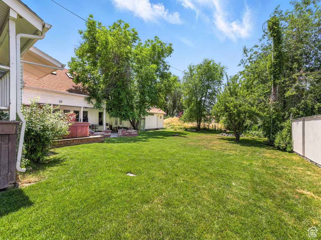 View of green lawn