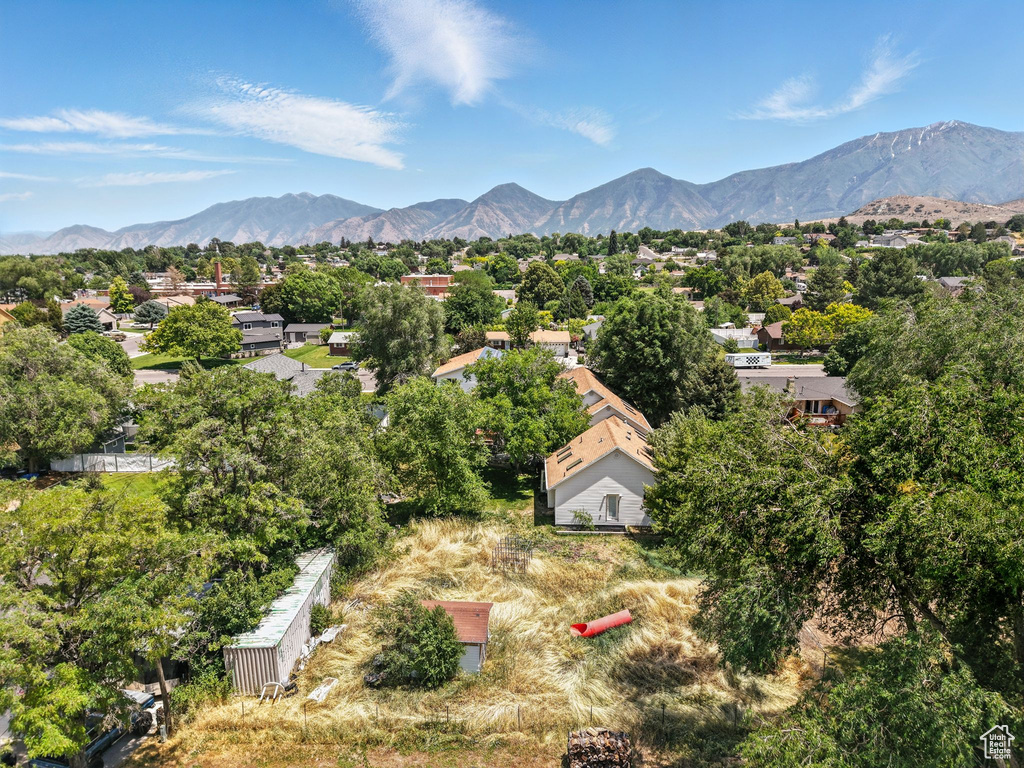 Aerial view of mountains