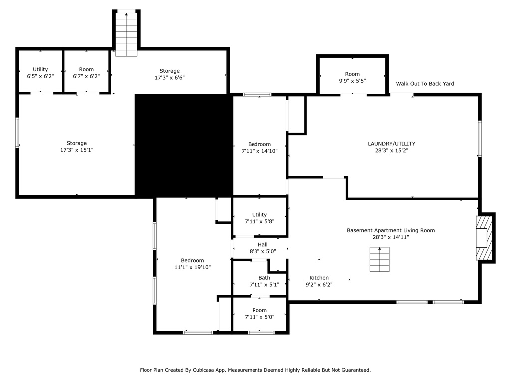 View of room layout