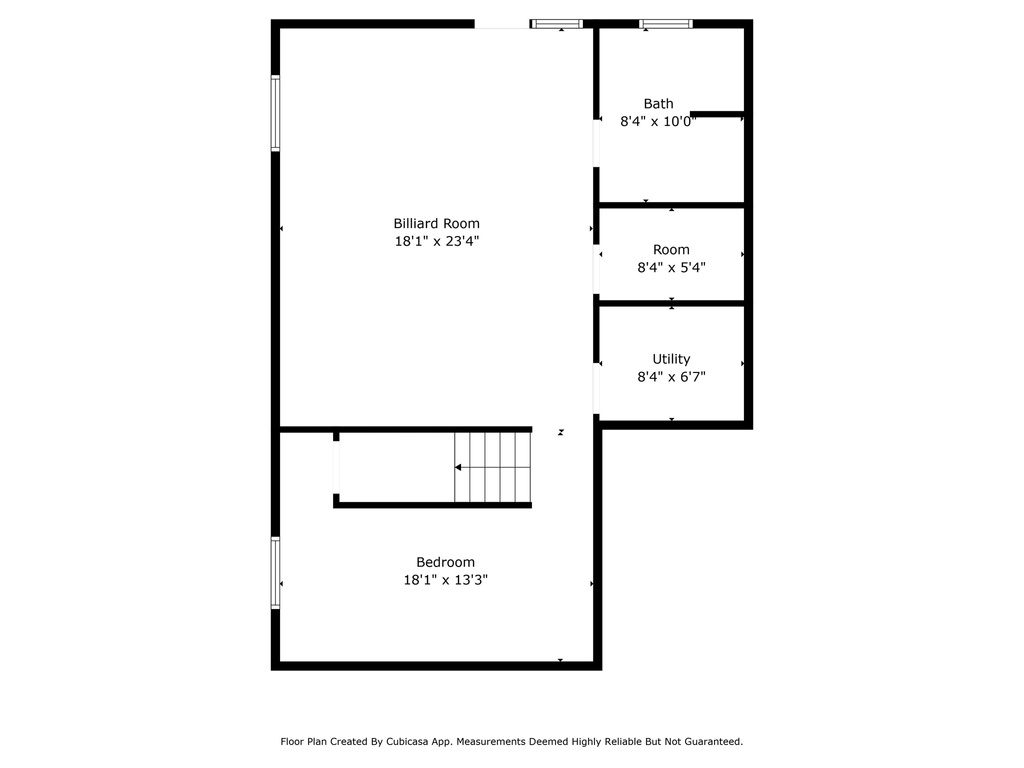 View of room layout