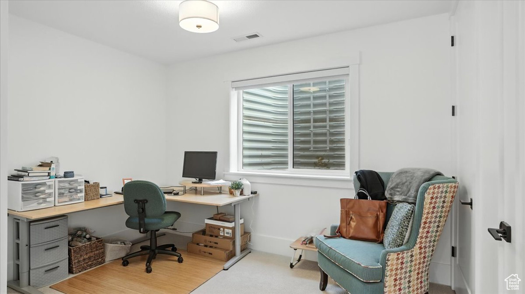 View of office area