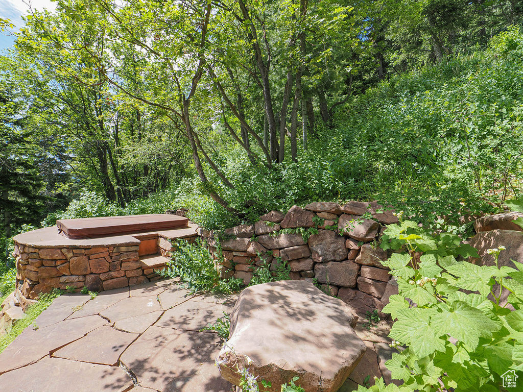 View of patio