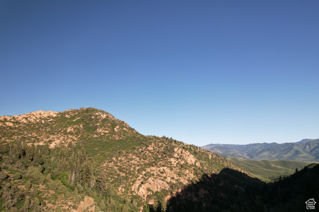 View of mountain background