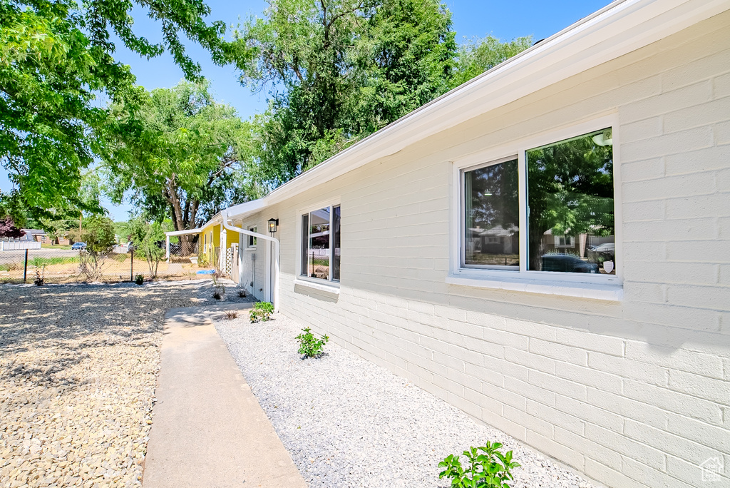 View of property exterior
