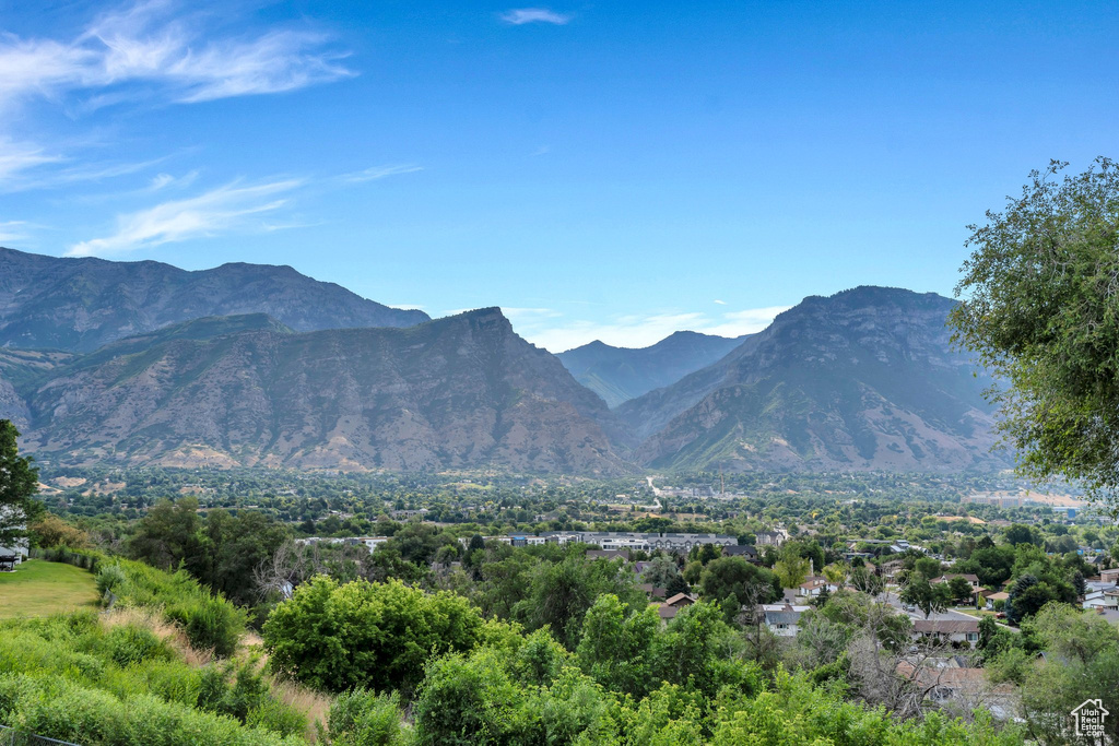 View of mountain background