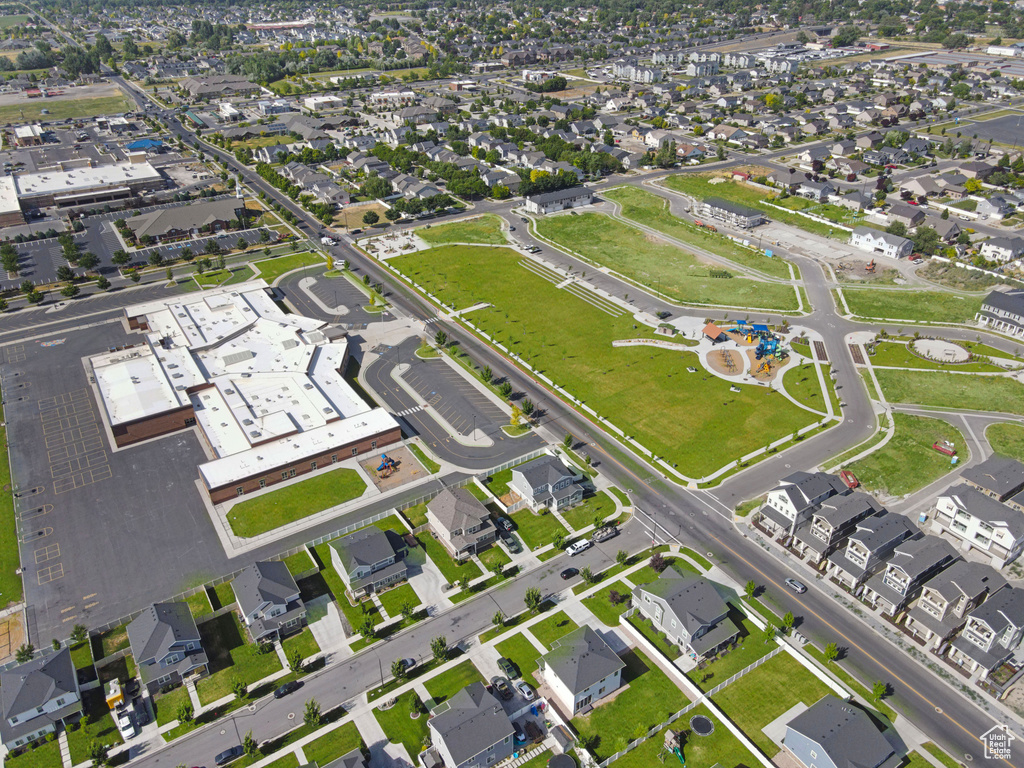 Aerial view of property\\\\\\\'s location with nearby suburban area