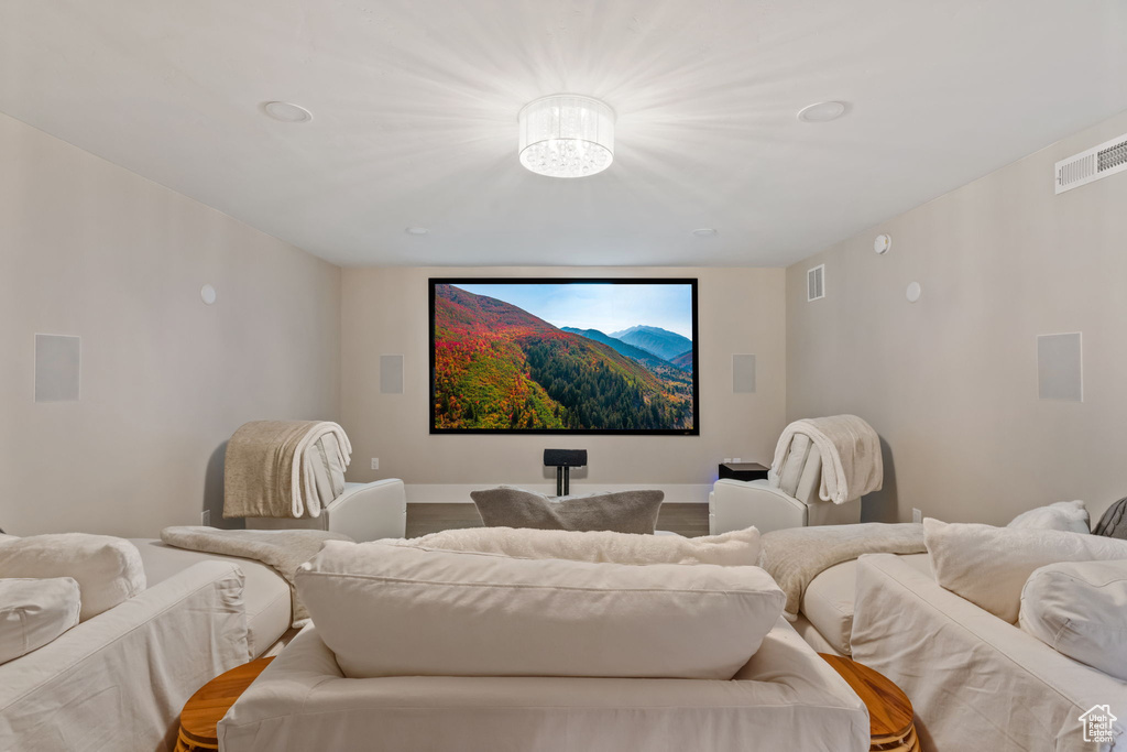 Cinema with baseboards