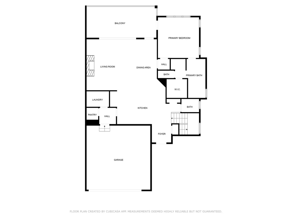 View of room layout