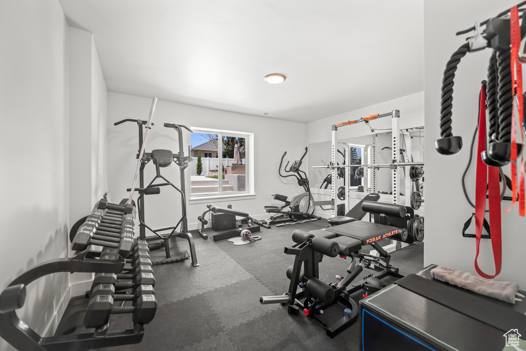 View of gym