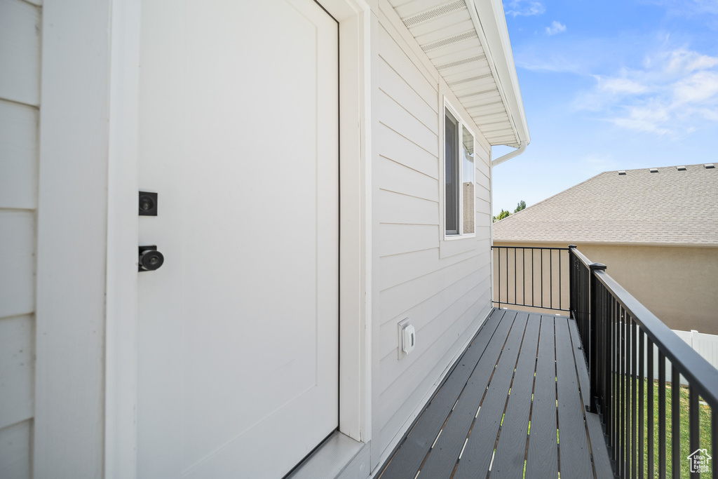 View of deck