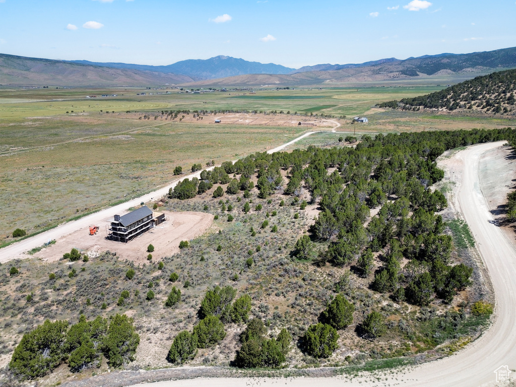 View of rural area featuring a mountainous background