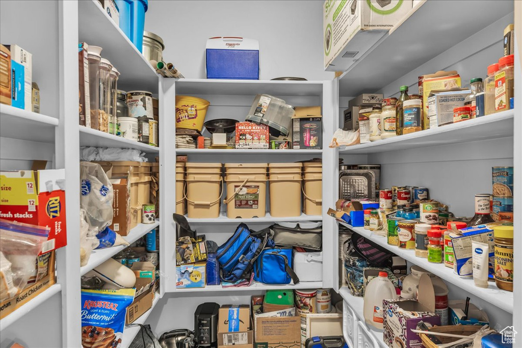 View of storage area