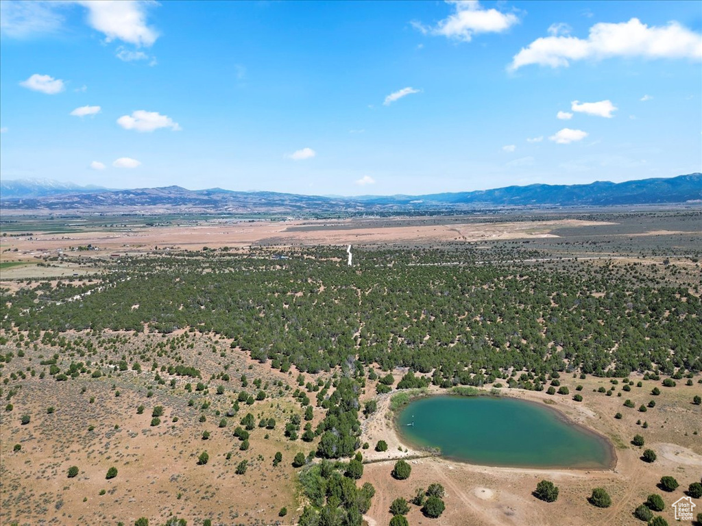 Aerial view of mountains
