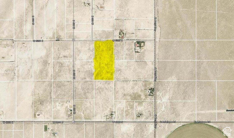 Map / location with property boundaries highlighted