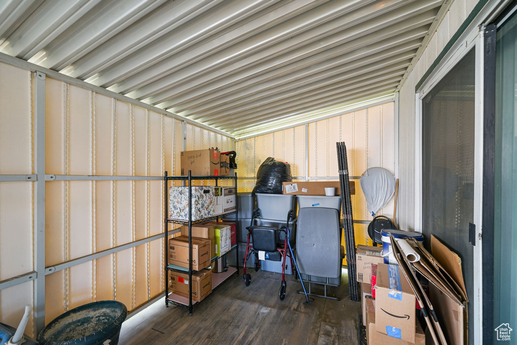 View of storage