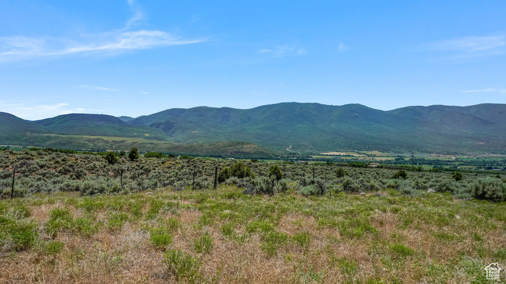 View of mountain backdrop