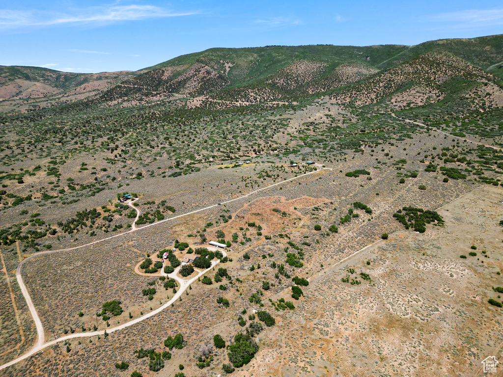 Mountain view featuring rural landscape